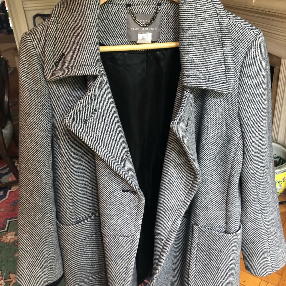 JCREW Wool Pea Coat by Nello Gori